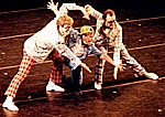 [Dudley Brooks, Rose Gray, and Matthew Child in 'Persuasive Percussion Suite (Odyssey in Plaid)']