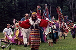 Linda Donald leads the Regatta Parade at Artwell Gallery